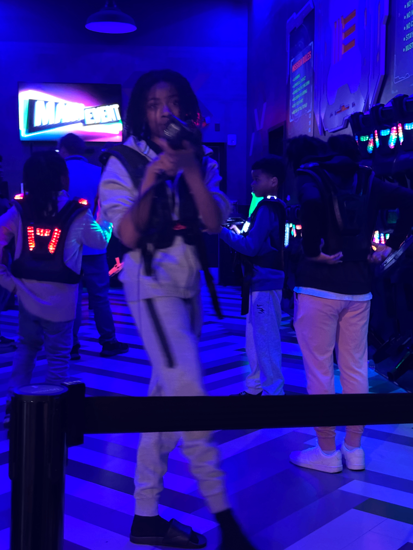 Young people connecting at church